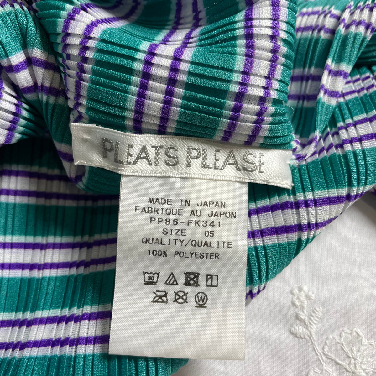 Issey Miyake top with sleeves