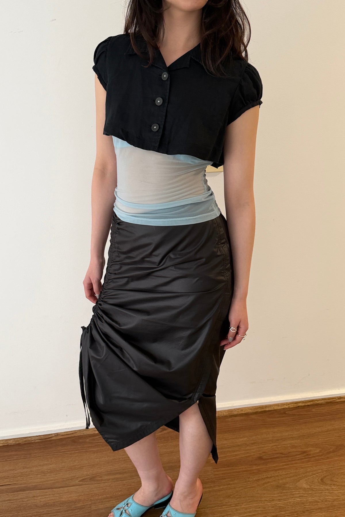 Bacirubati Sheer Cami Top (S)