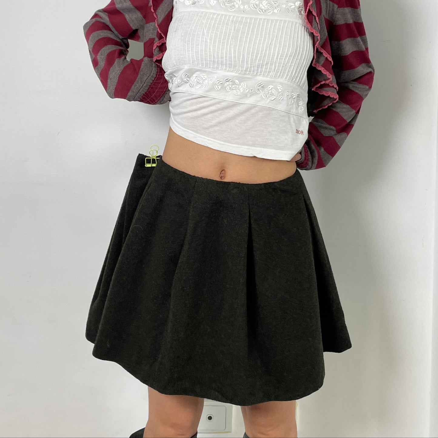 Miumiu wool skirt