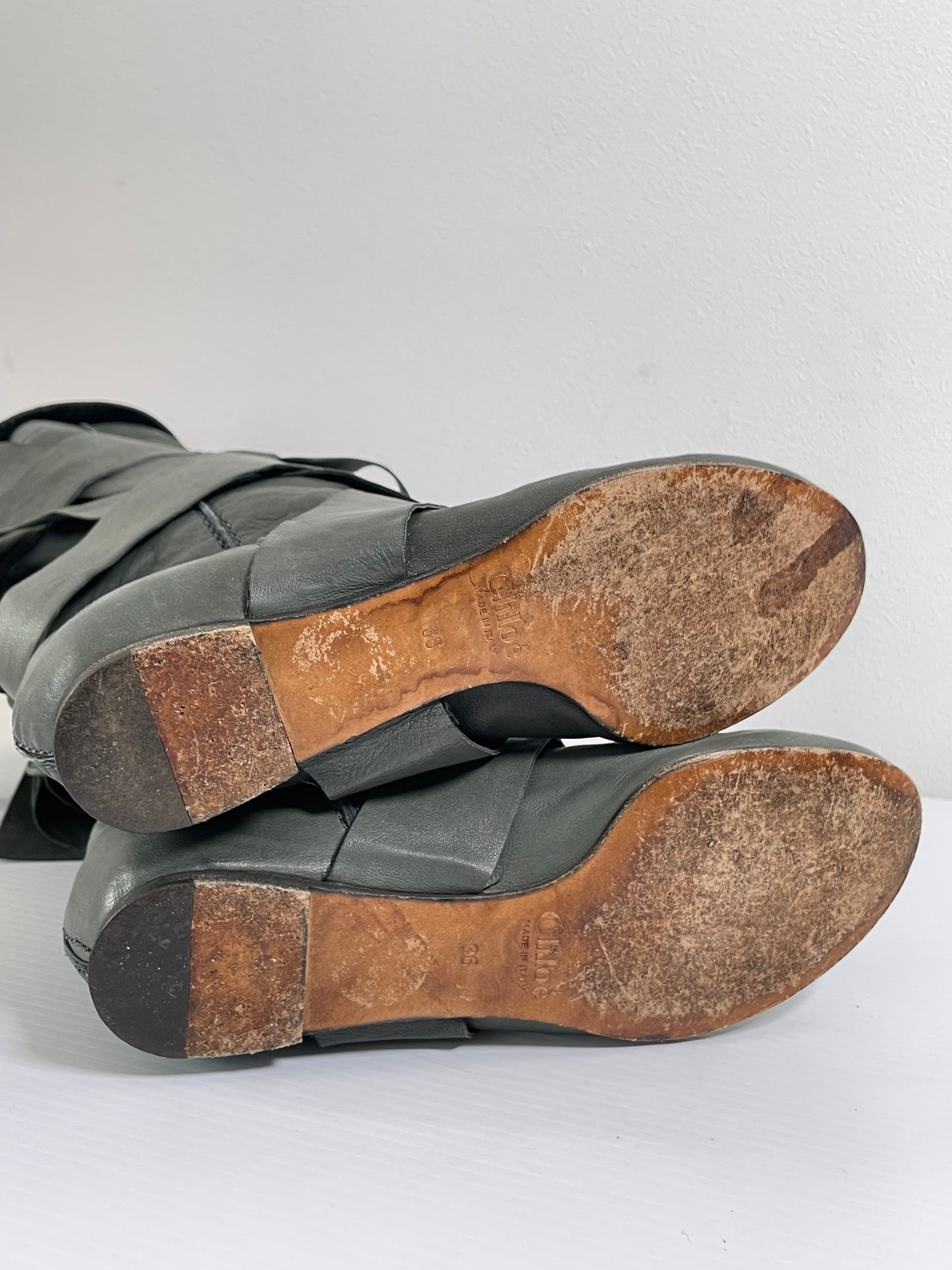 Chloe 2009 runway boots