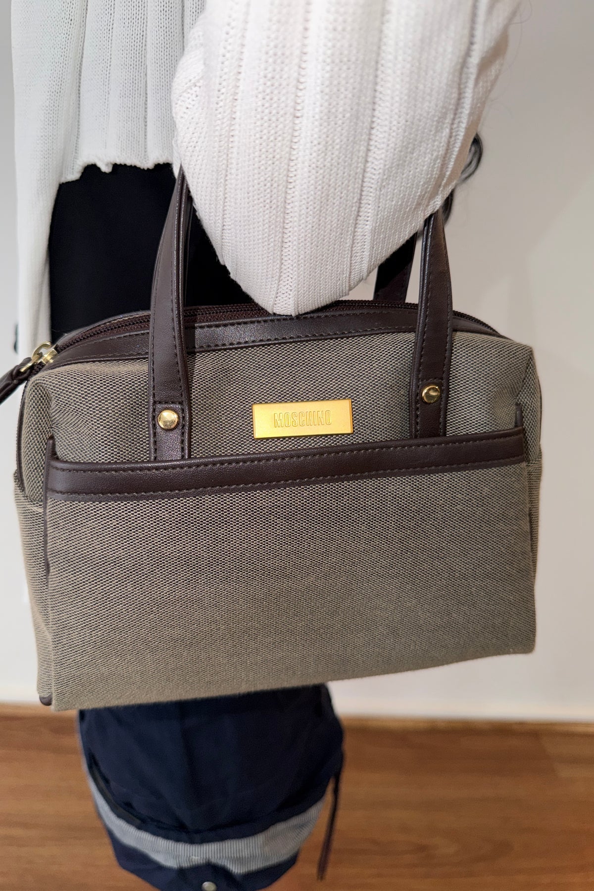 Moschino Canvas Tote Bag