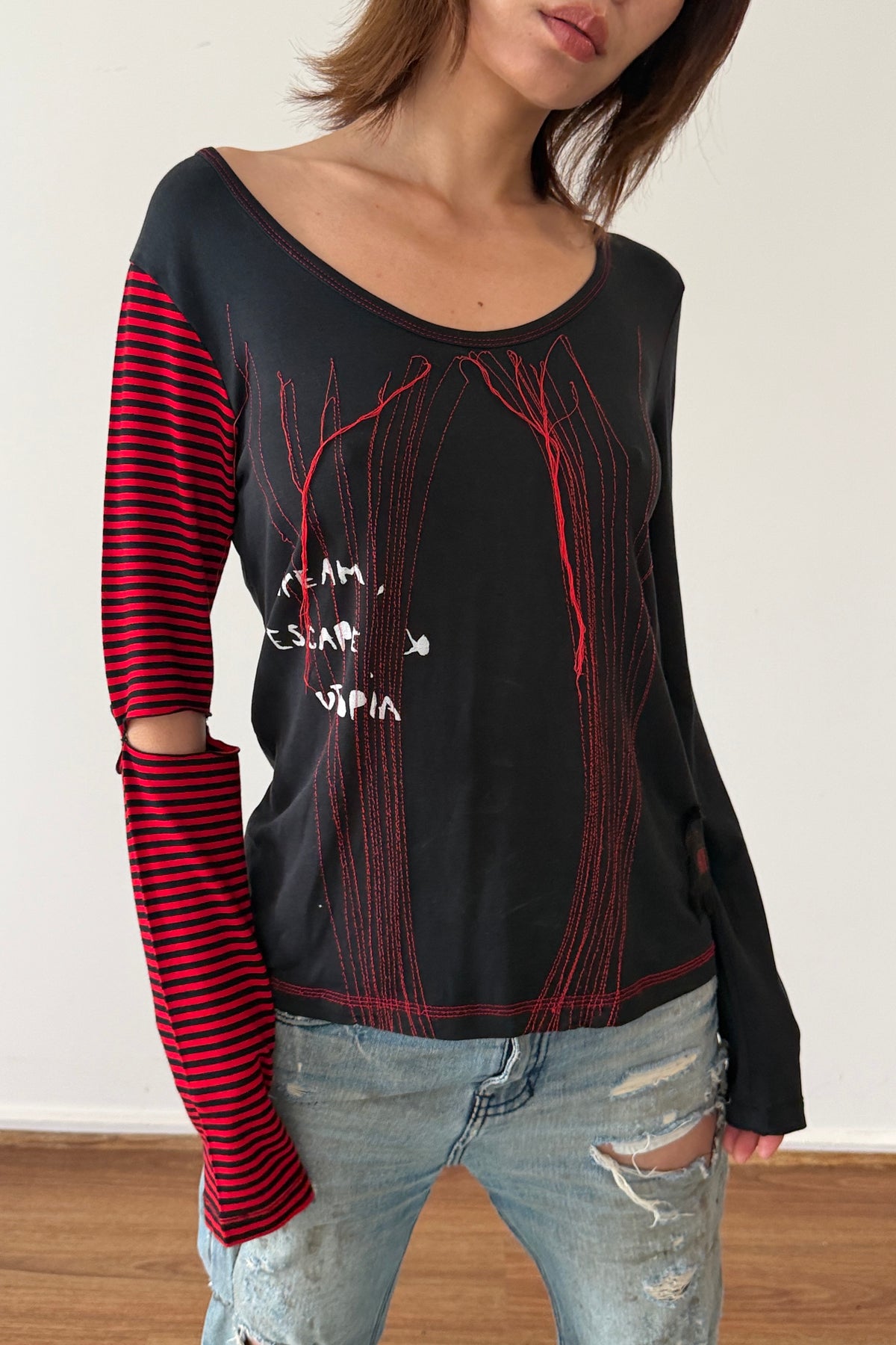 Cop Copine Colourblock Long Sleeve — "Dream, Escape, Utopia"