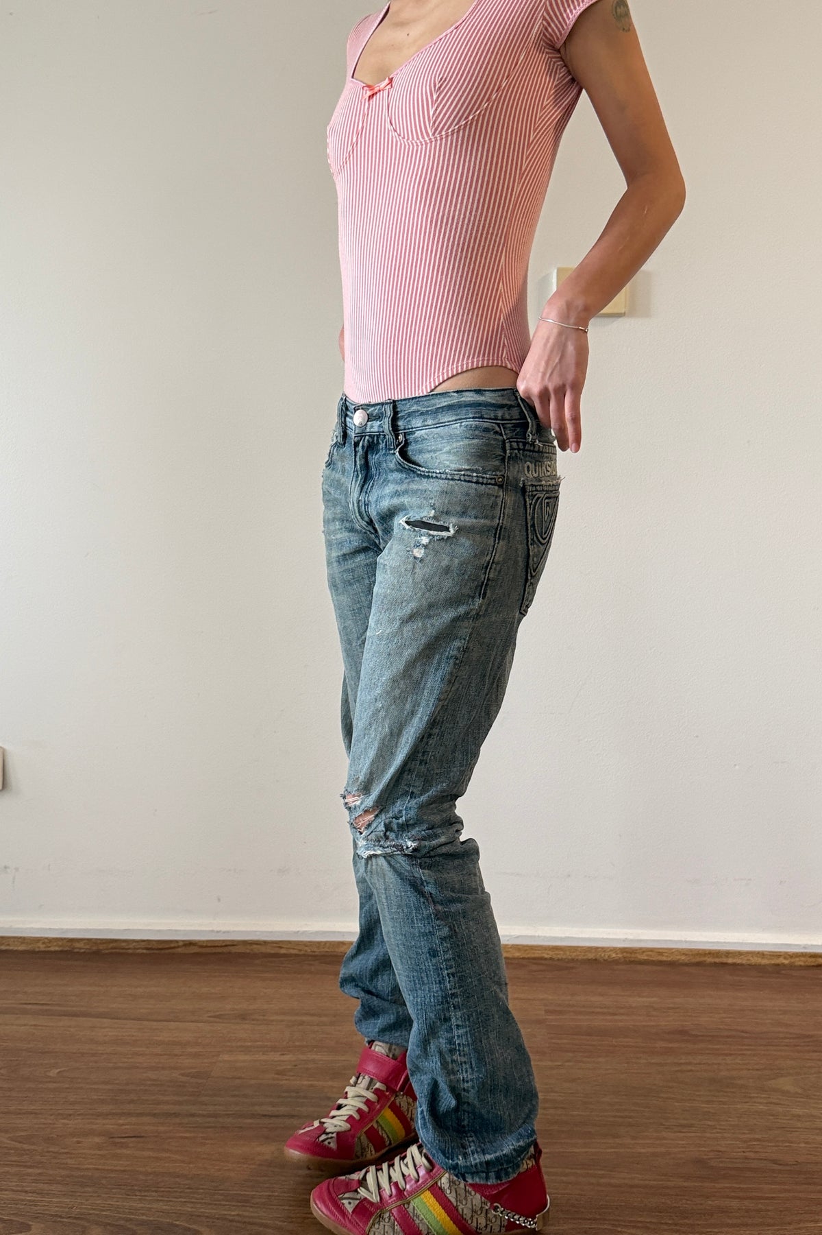 Sam's Jeans No. 3 — Quiksilver Straight Fit Distressed Denim