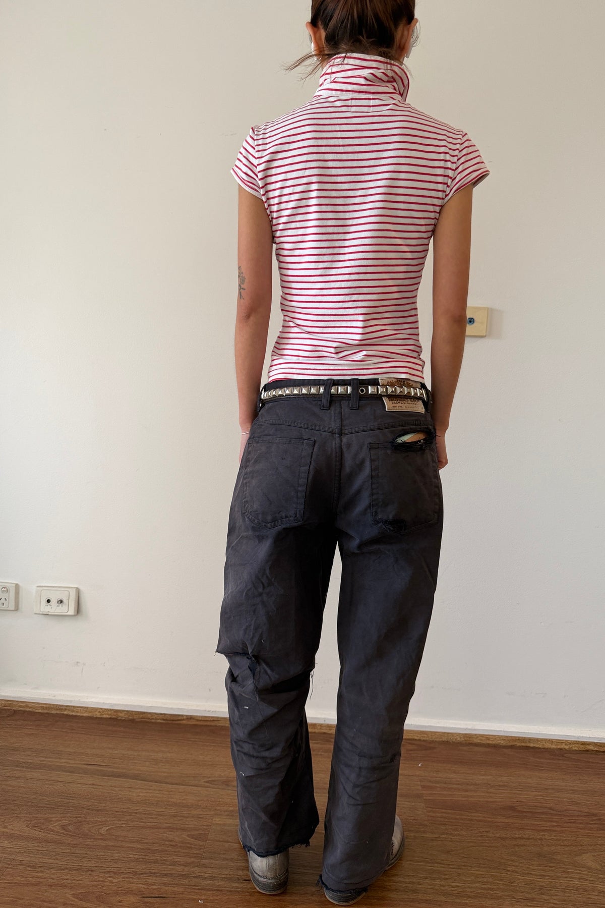Sam's Jeans No. 4 — Thomas Cook Black Distressed Straight Leg