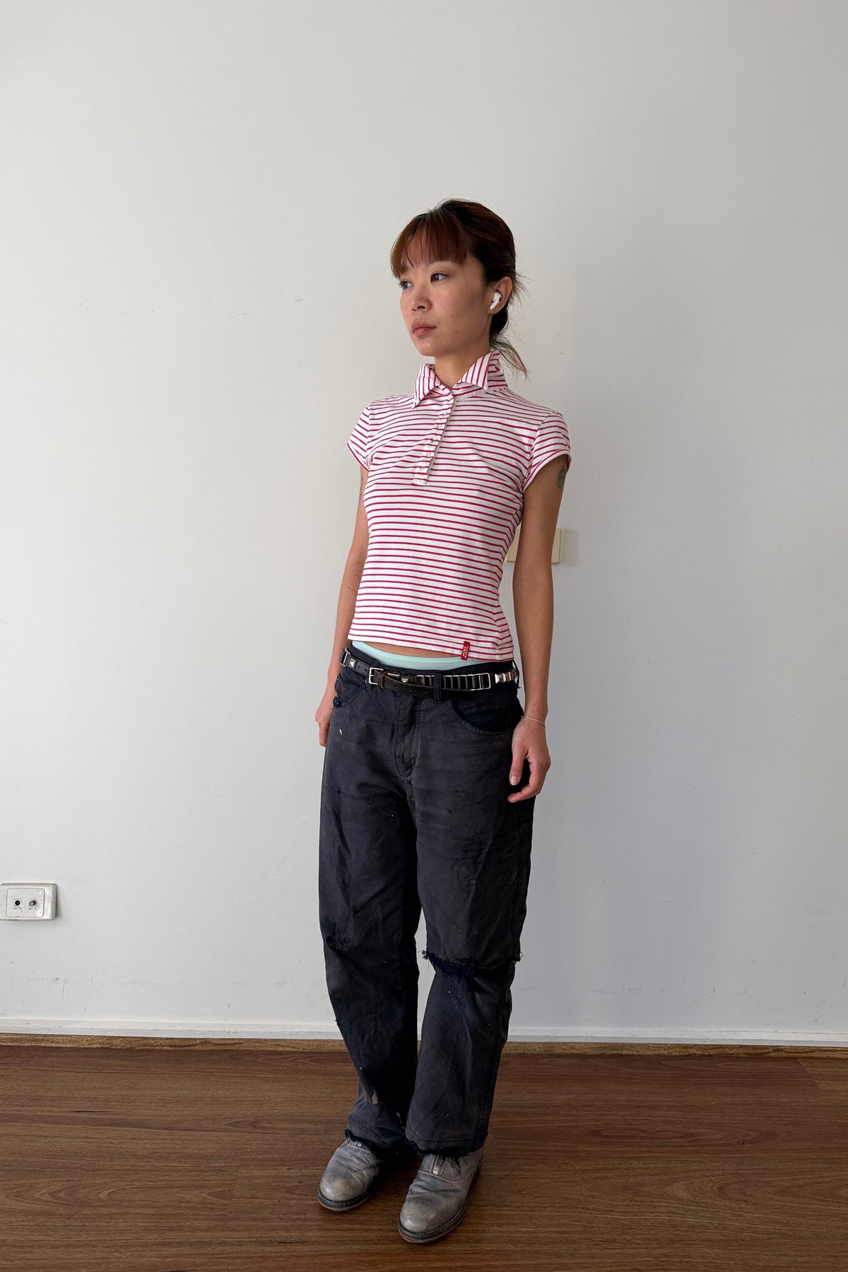 Sam's Jeans No. 4 — Thomas Cook Black Distressed Straight Leg
