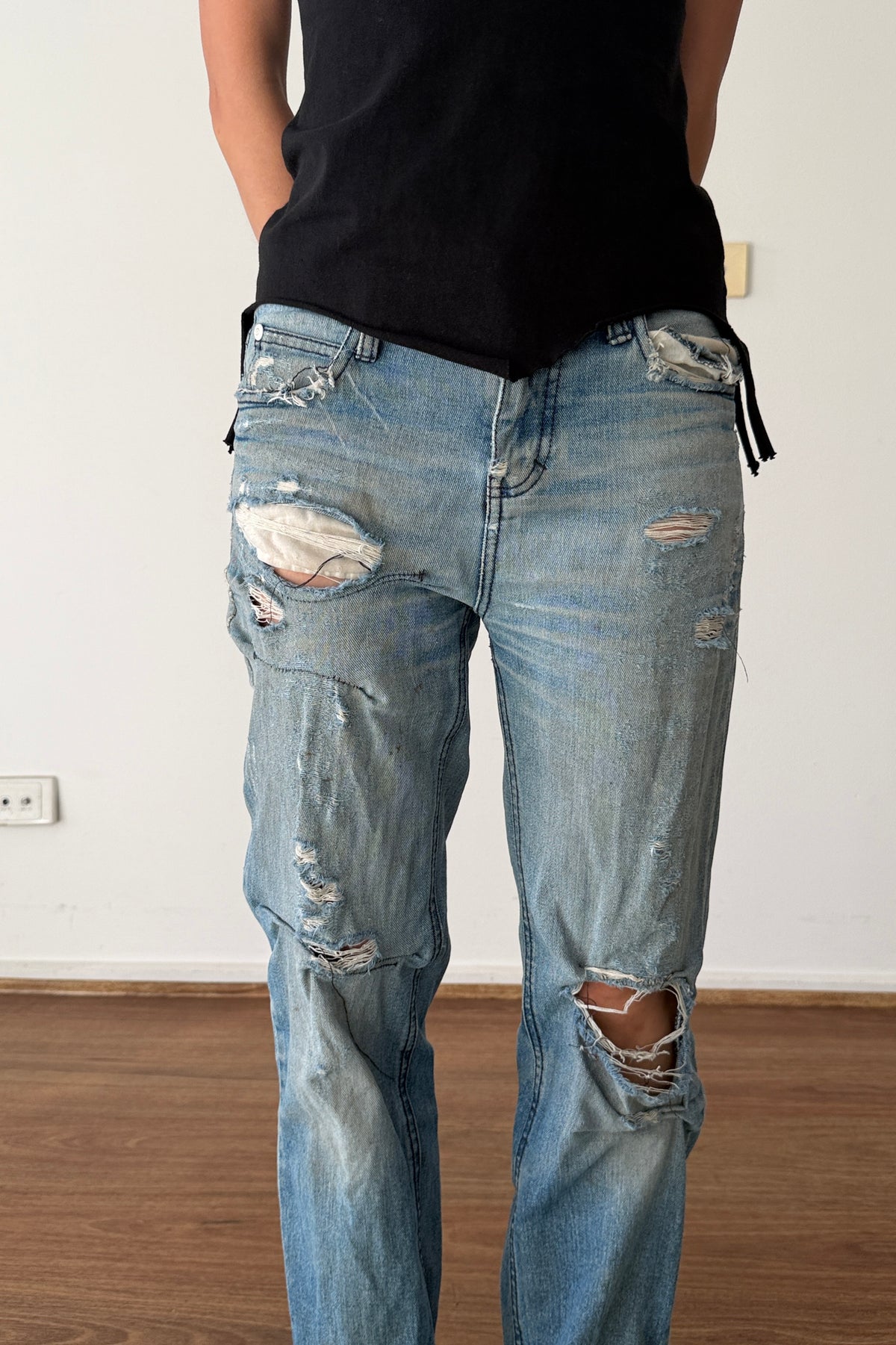 Sam's Jeans No. 6 — Piping Hot Distressed Denim