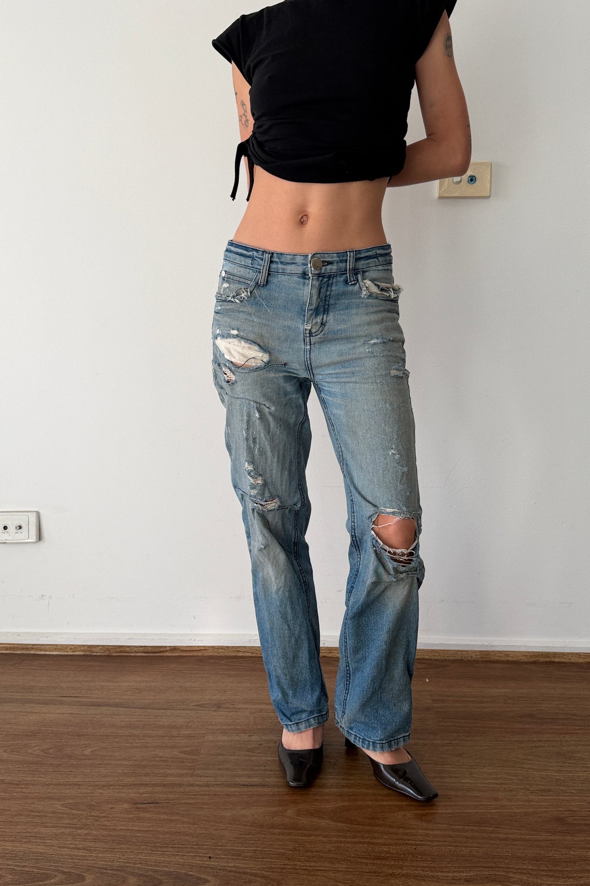 Sam's Jeans No. 6 — Piping Hot Distressed Denim