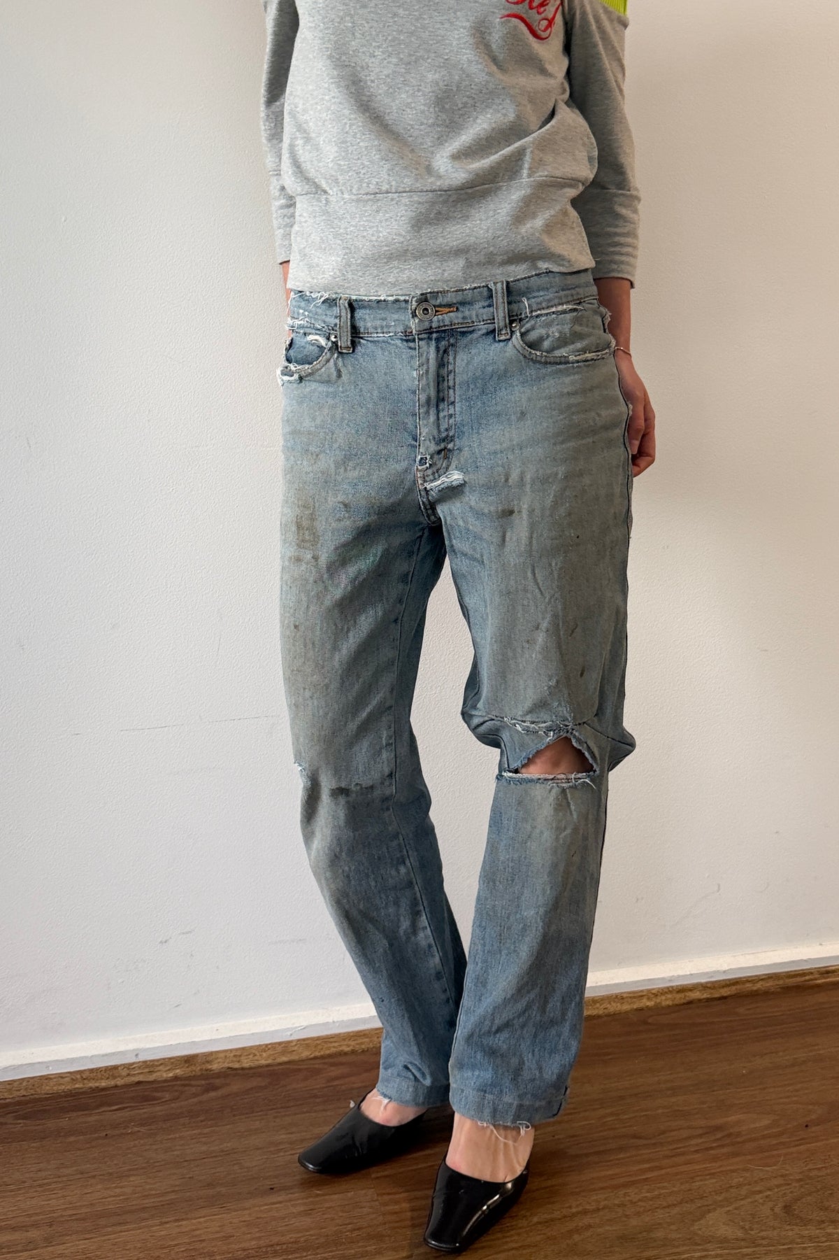 Sam's Jeans No. 5 — Distressed Slim Denim