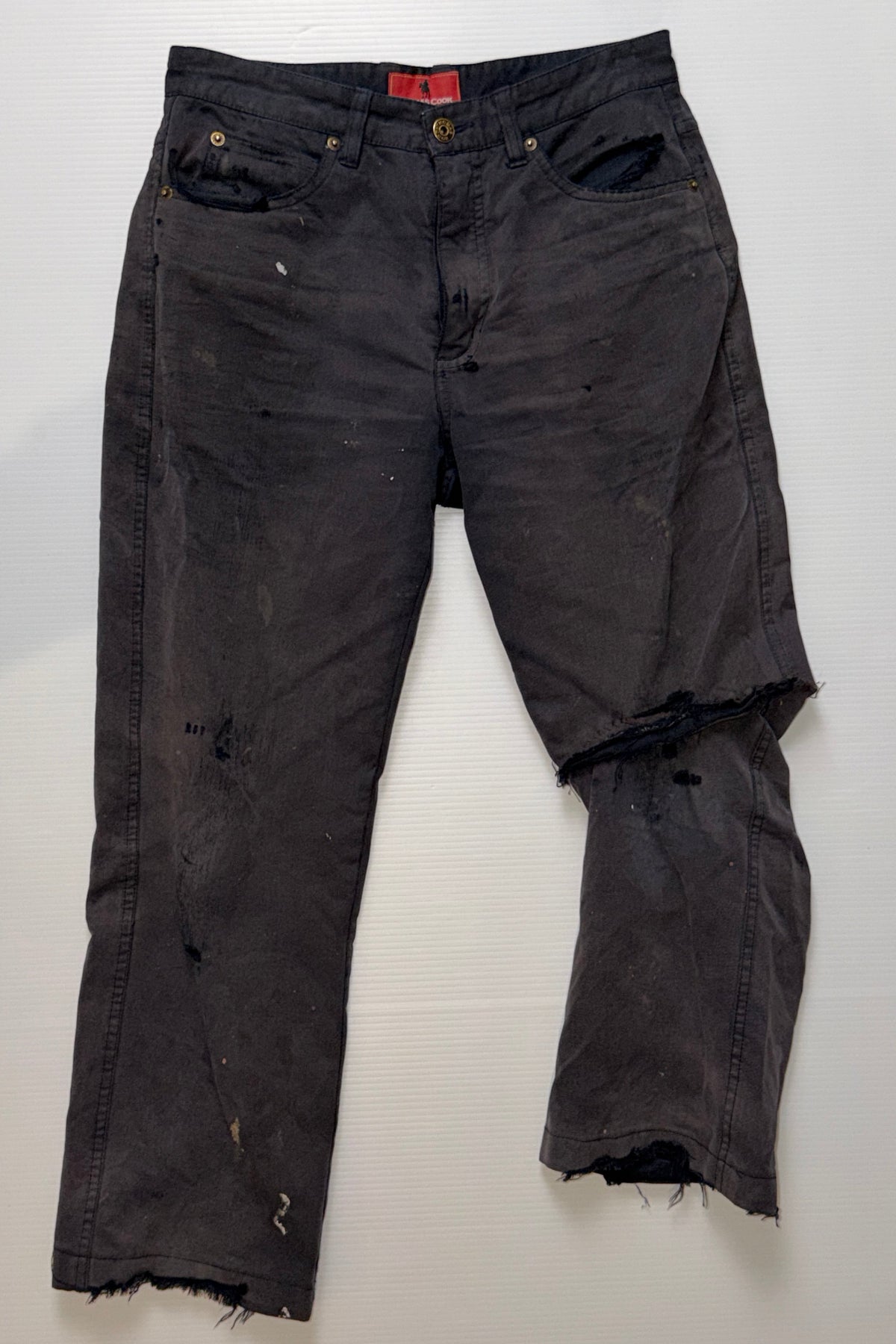 Sam's Jeans No. 4 — Thomas Cook Black Distressed Straight Leg