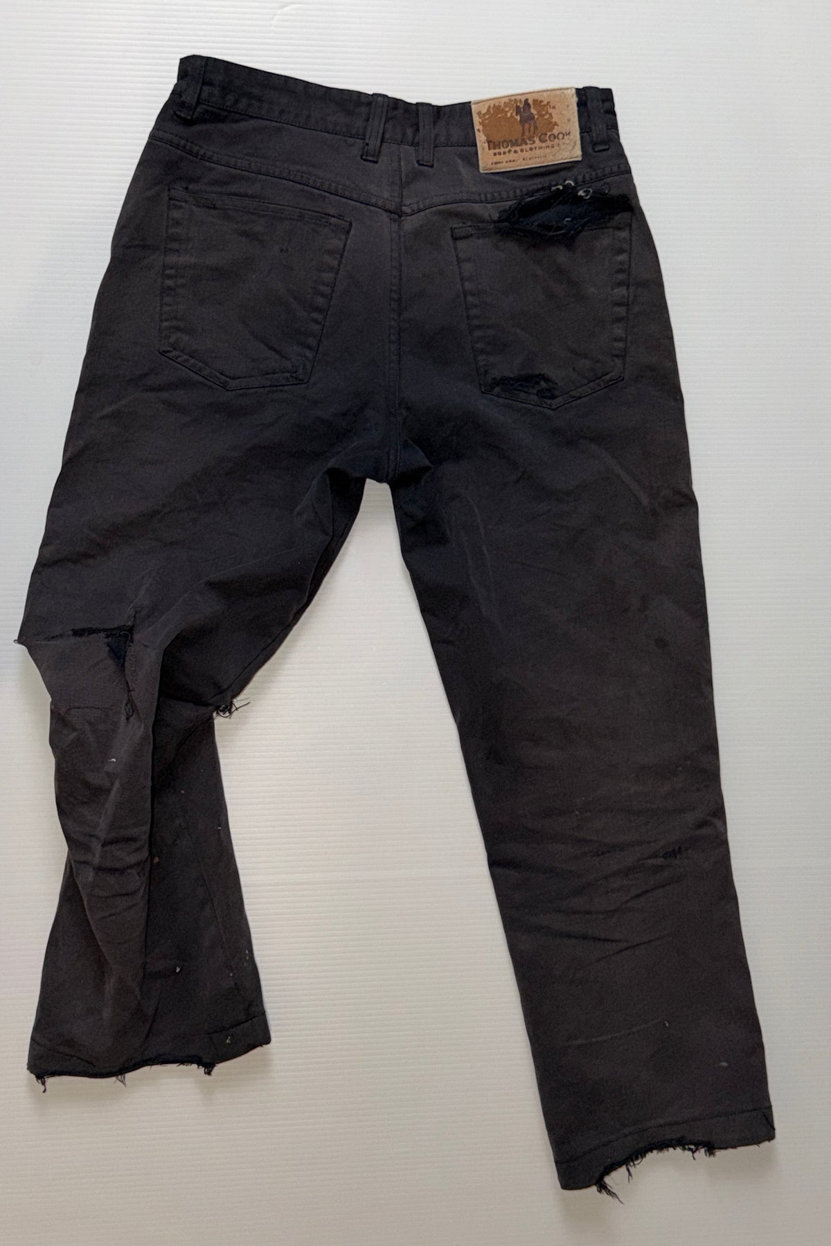 Sam's Jeans No. 4 — Thomas Cook Black Distressed Straight Leg