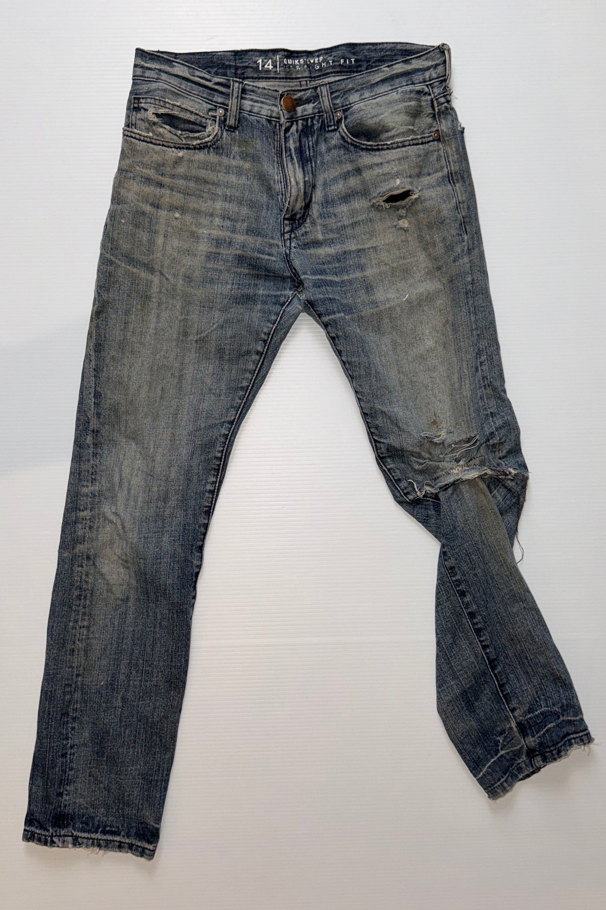 Sam's Jeans No. 3 — Quiksilver Straight Fit Distressed Denim