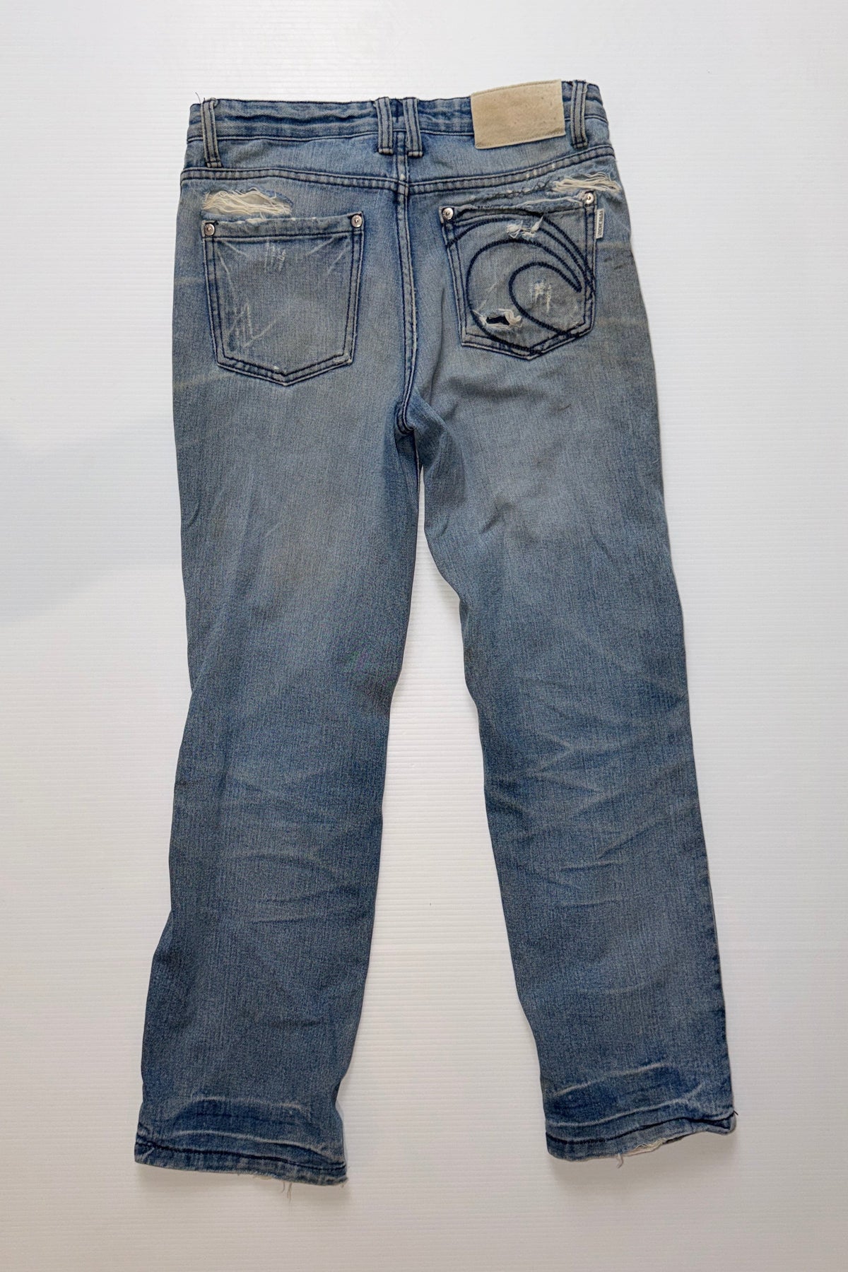 Sam's Jeans No. 6 — Piping Hot Distressed Denim