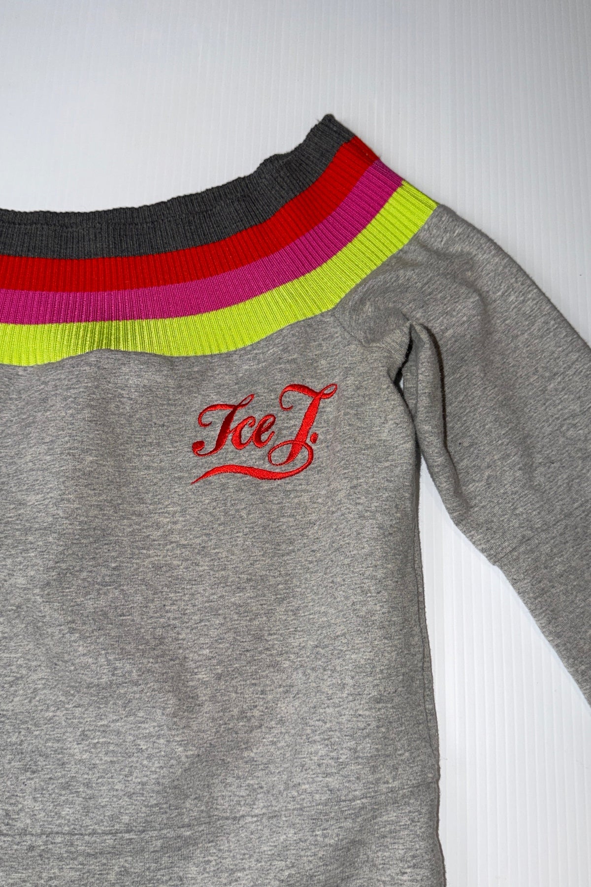 Gilmar "Ice J." Off-Shoulder Sweatshirt