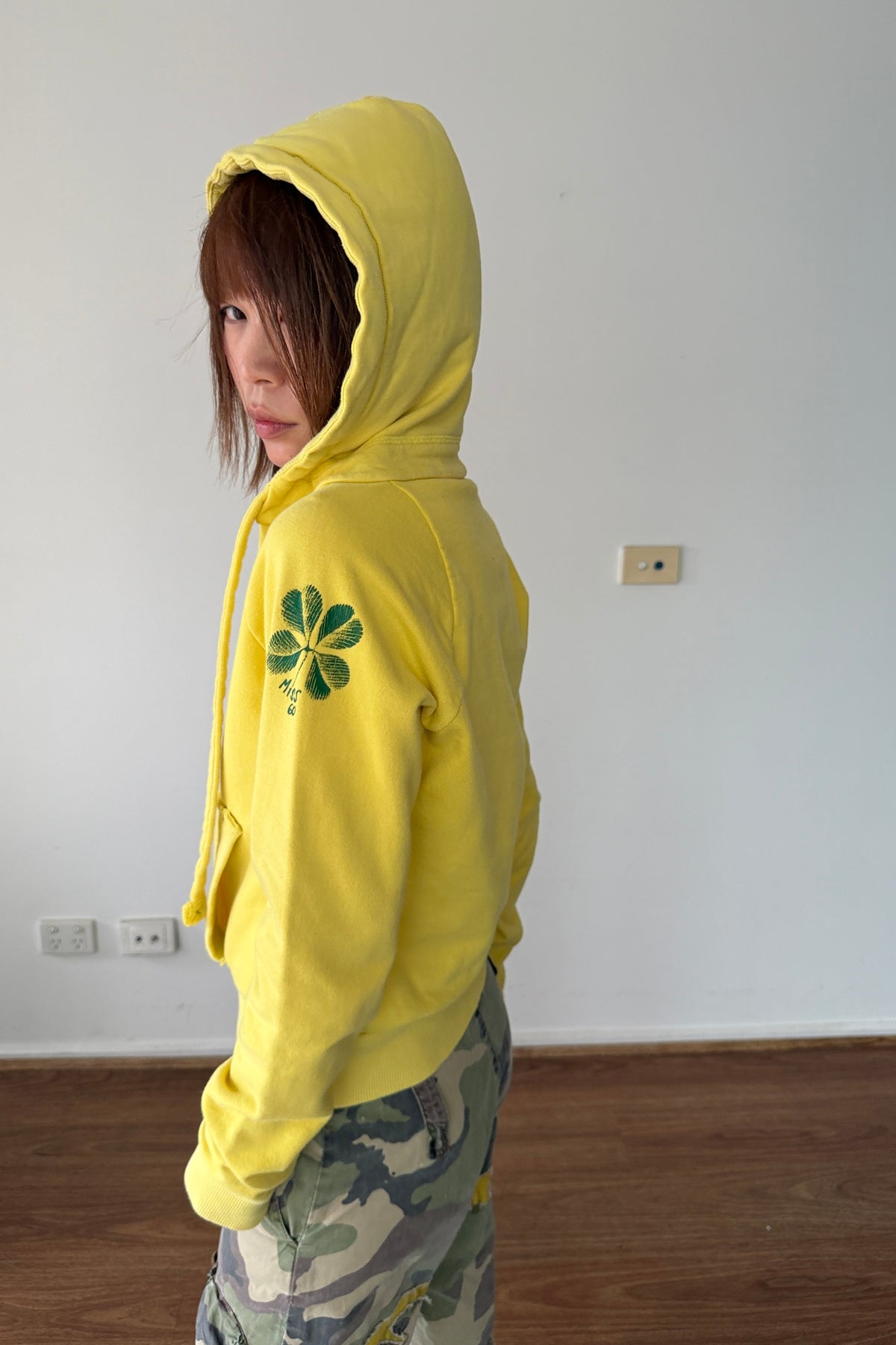 Miss Sixty Basic Yellow Hoodie (S)