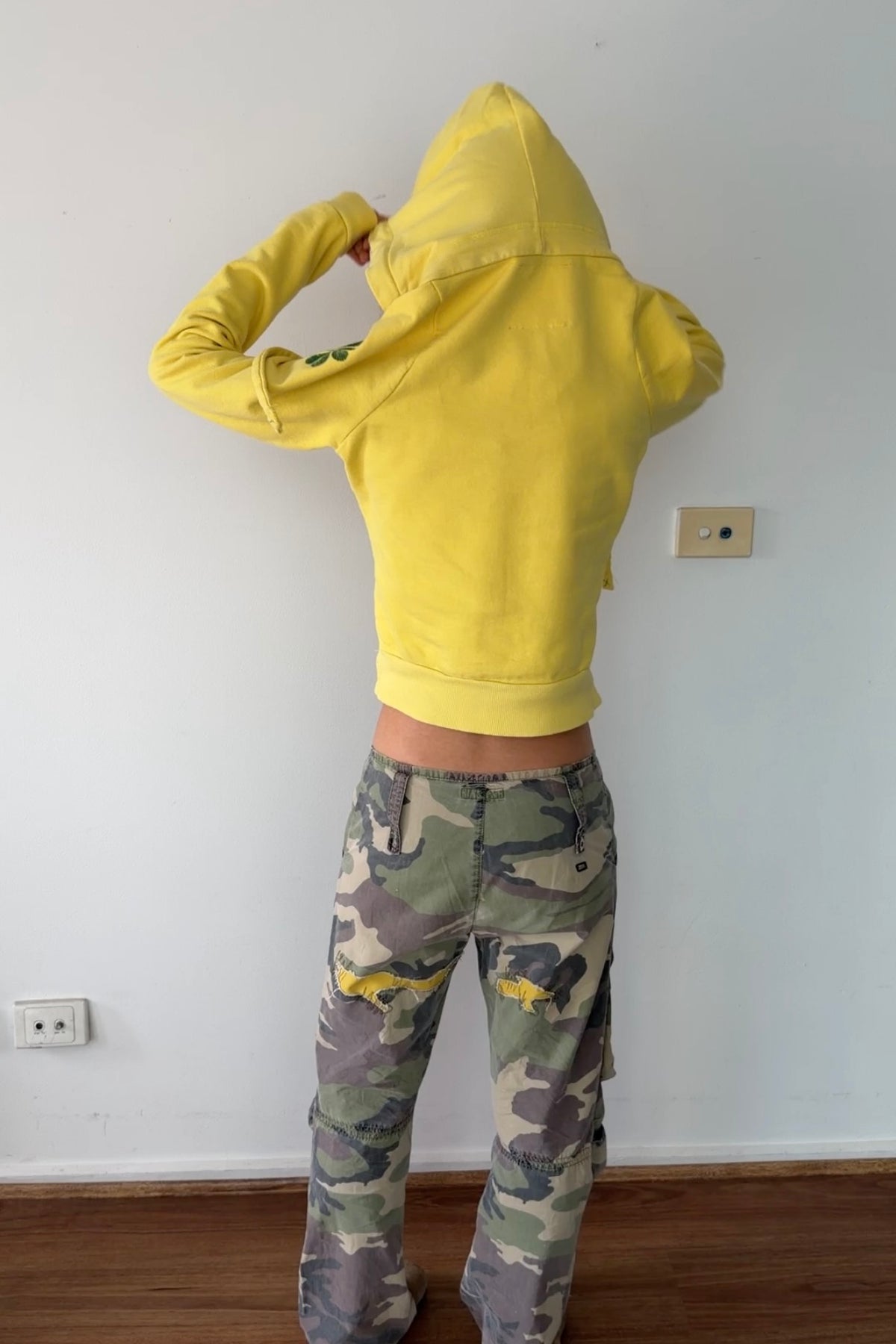 Miss Sixty Basic Yellow Hoodie (S)