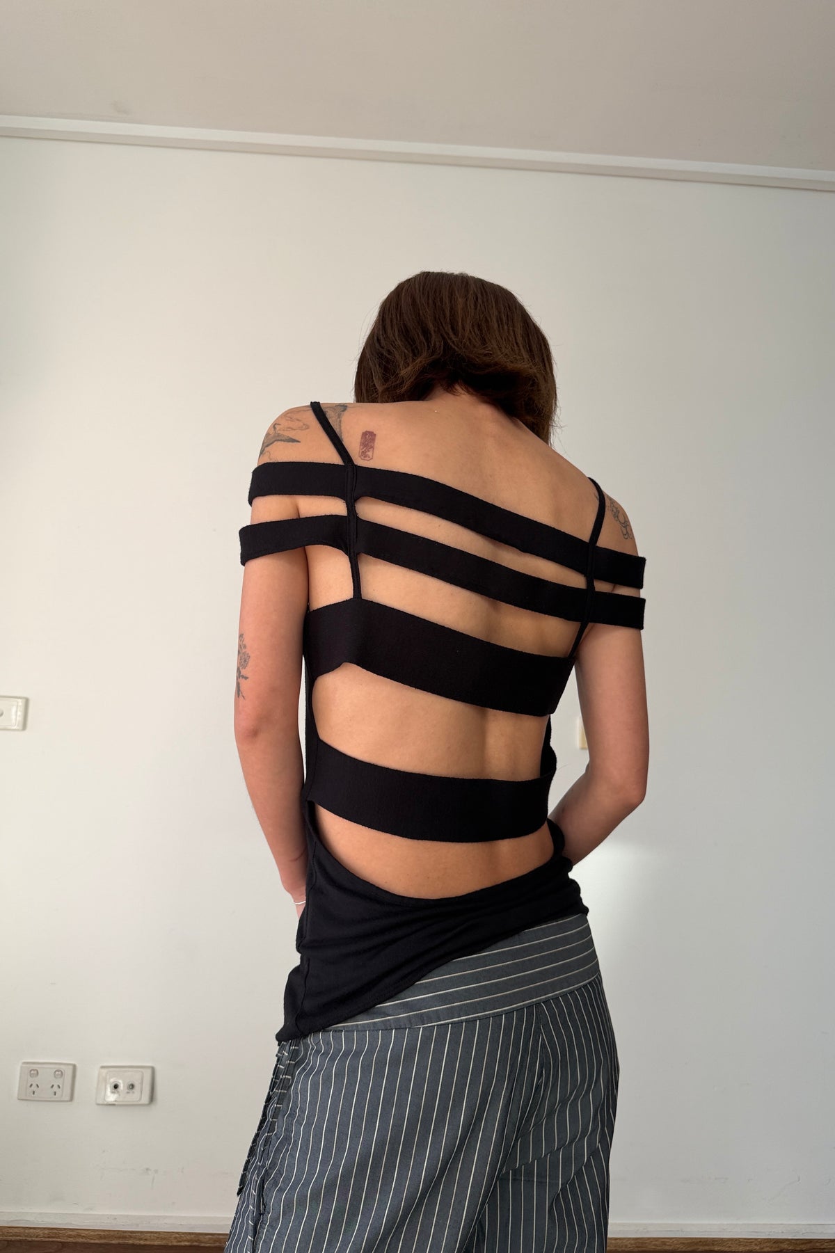 Miss Sixty Strappy Cutout Top (M)