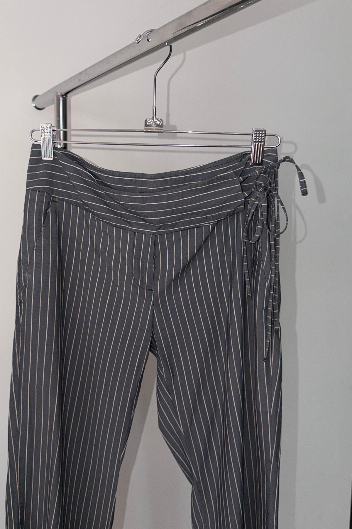 Sisley Pinstripe Trousers (M)