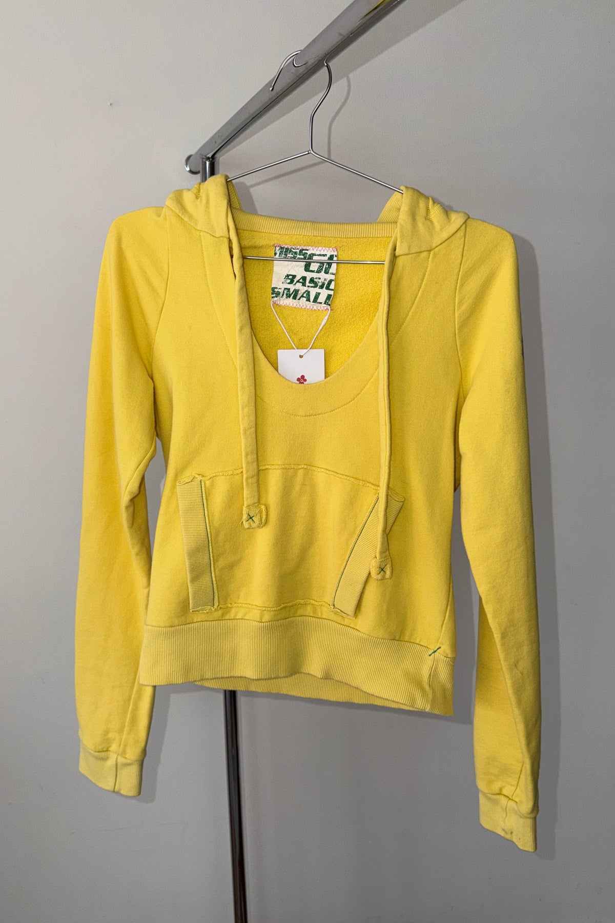 Miss Sixty Basic Yellow Hoodie (S)