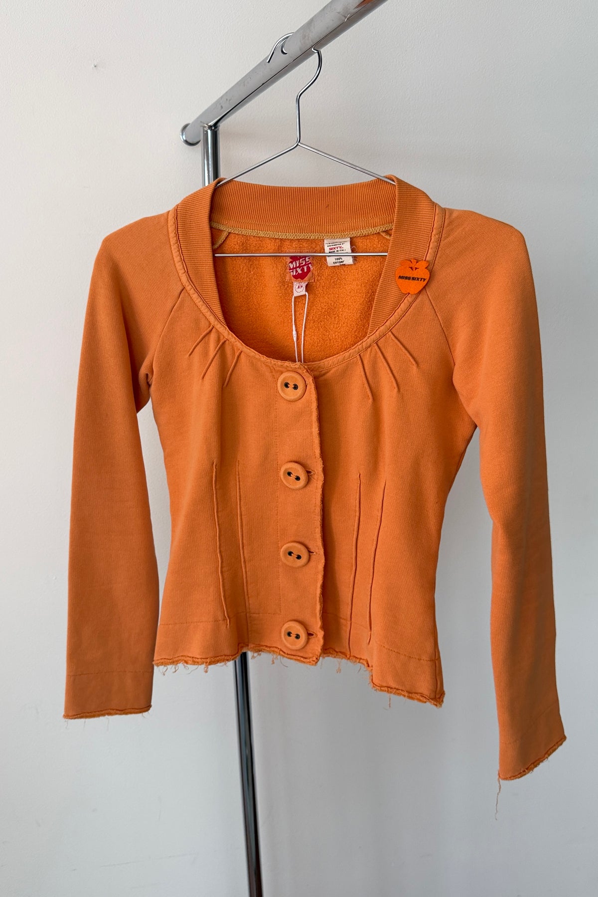 Miss Sixty Italy Button-Front Cardigan Top (XS)