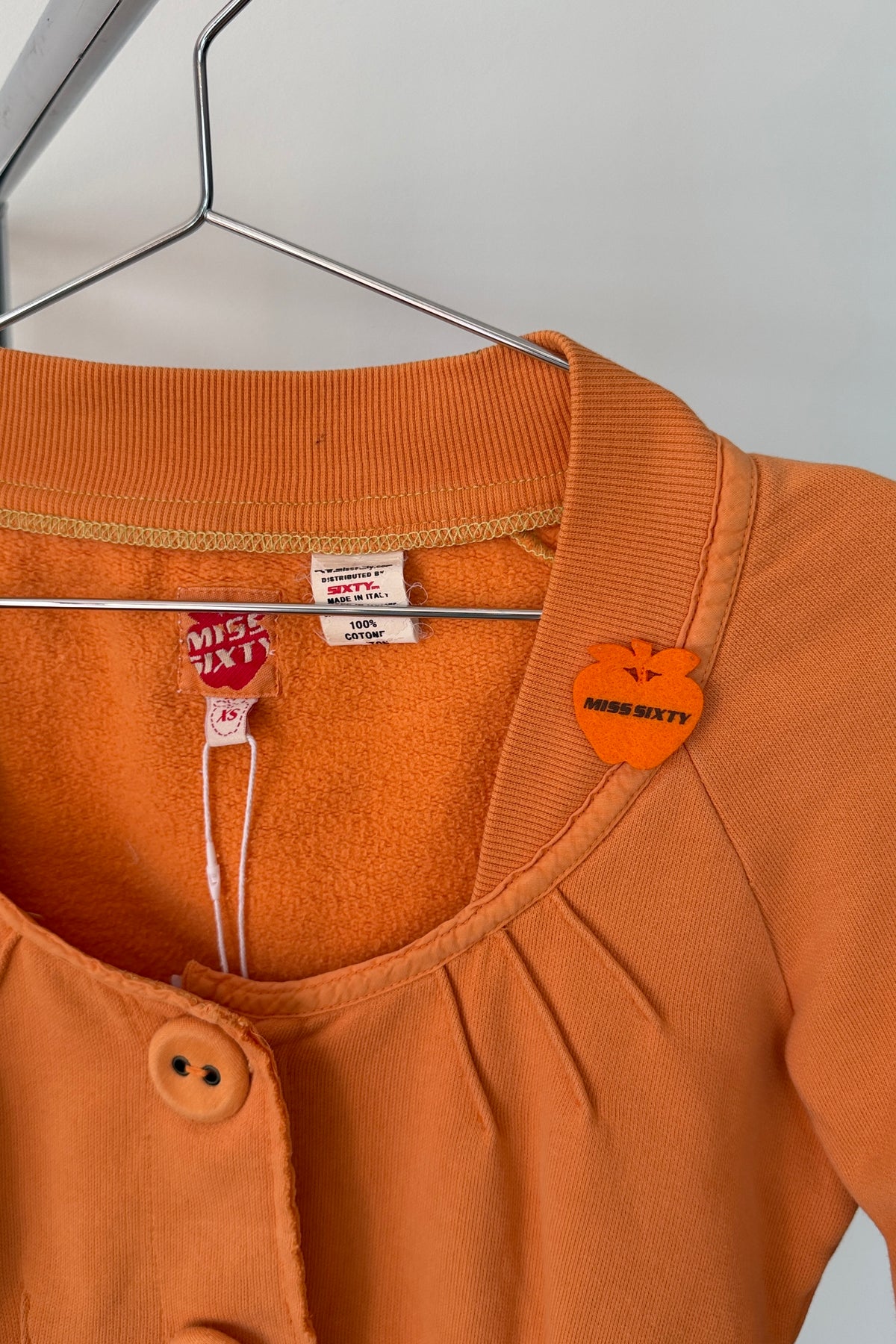 Miss Sixty Italy Button-Front Cardigan Top (XS)