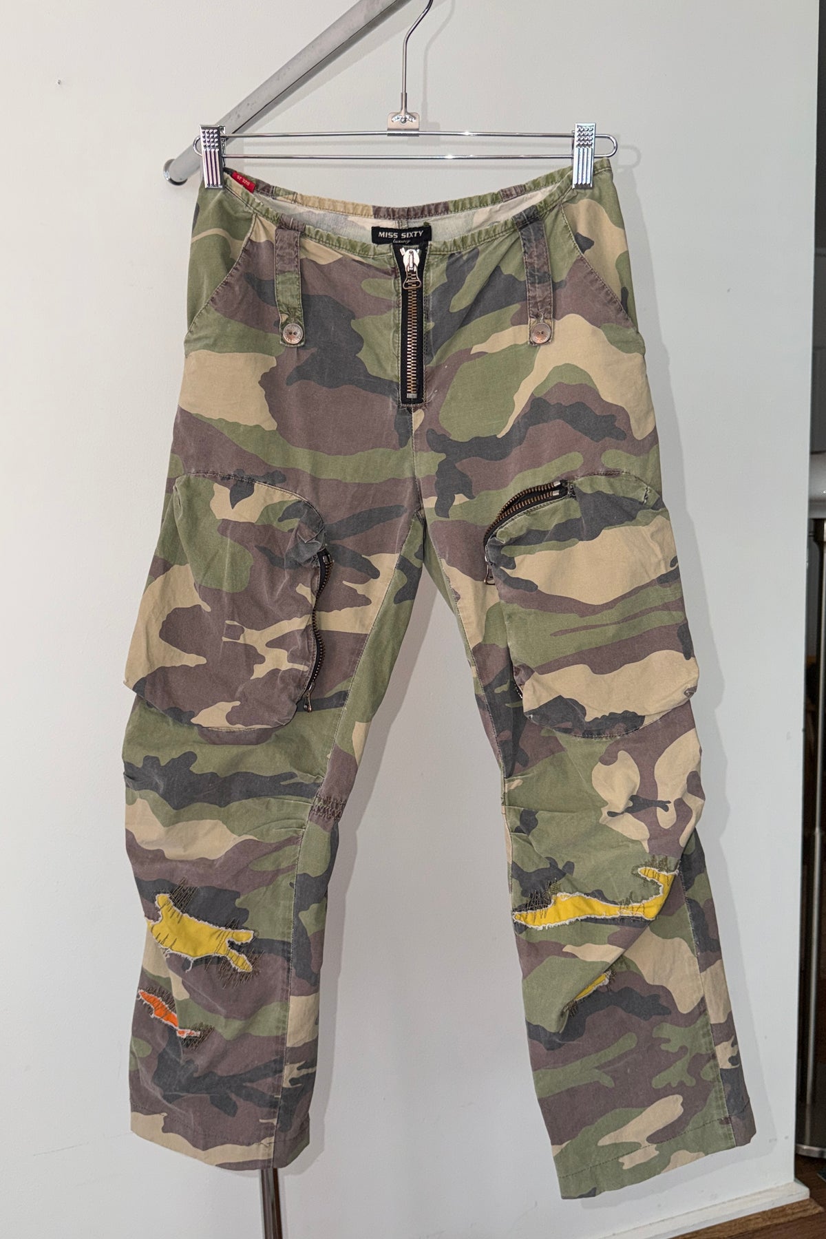 Miss Sixty Luxury Camo Cargo Trousers (25')