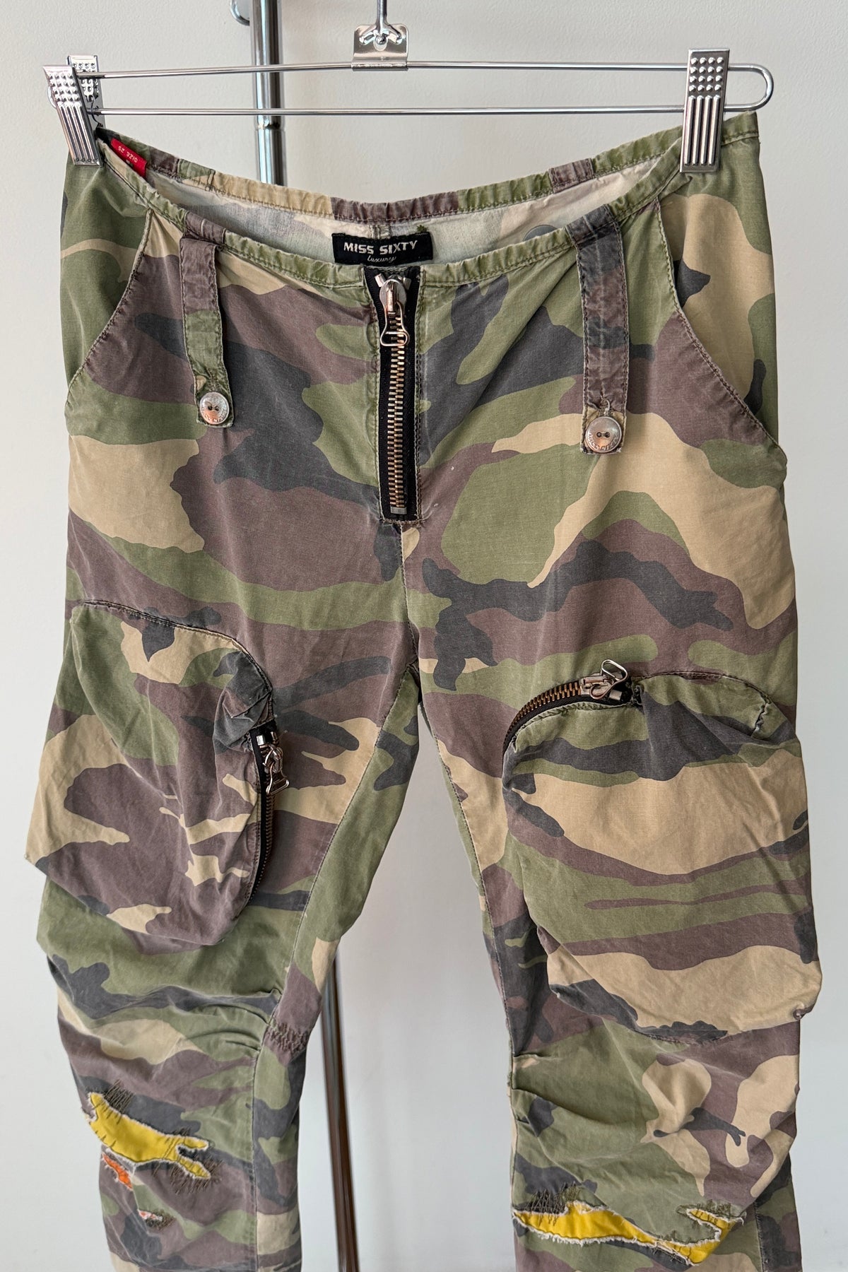 Miss Sixty Luxury Camo Cargo Trousers (25')