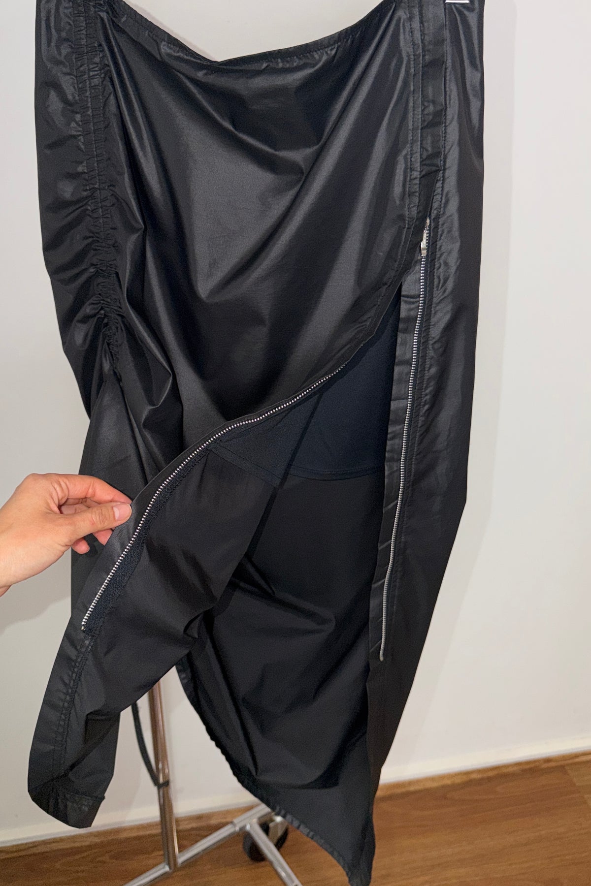 Pinko Ruched Asymmetric Skirt (S)