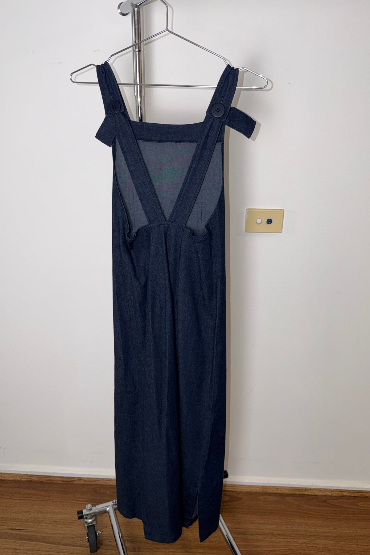 Cop Copine Denim Pinafore Dress (36)