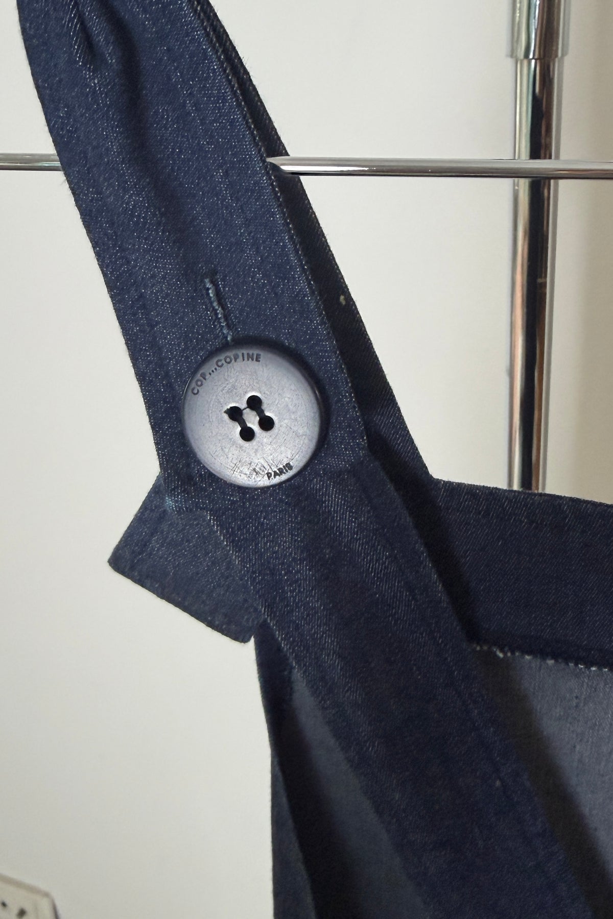 Cop Copine Denim Pinafore Dress (36)