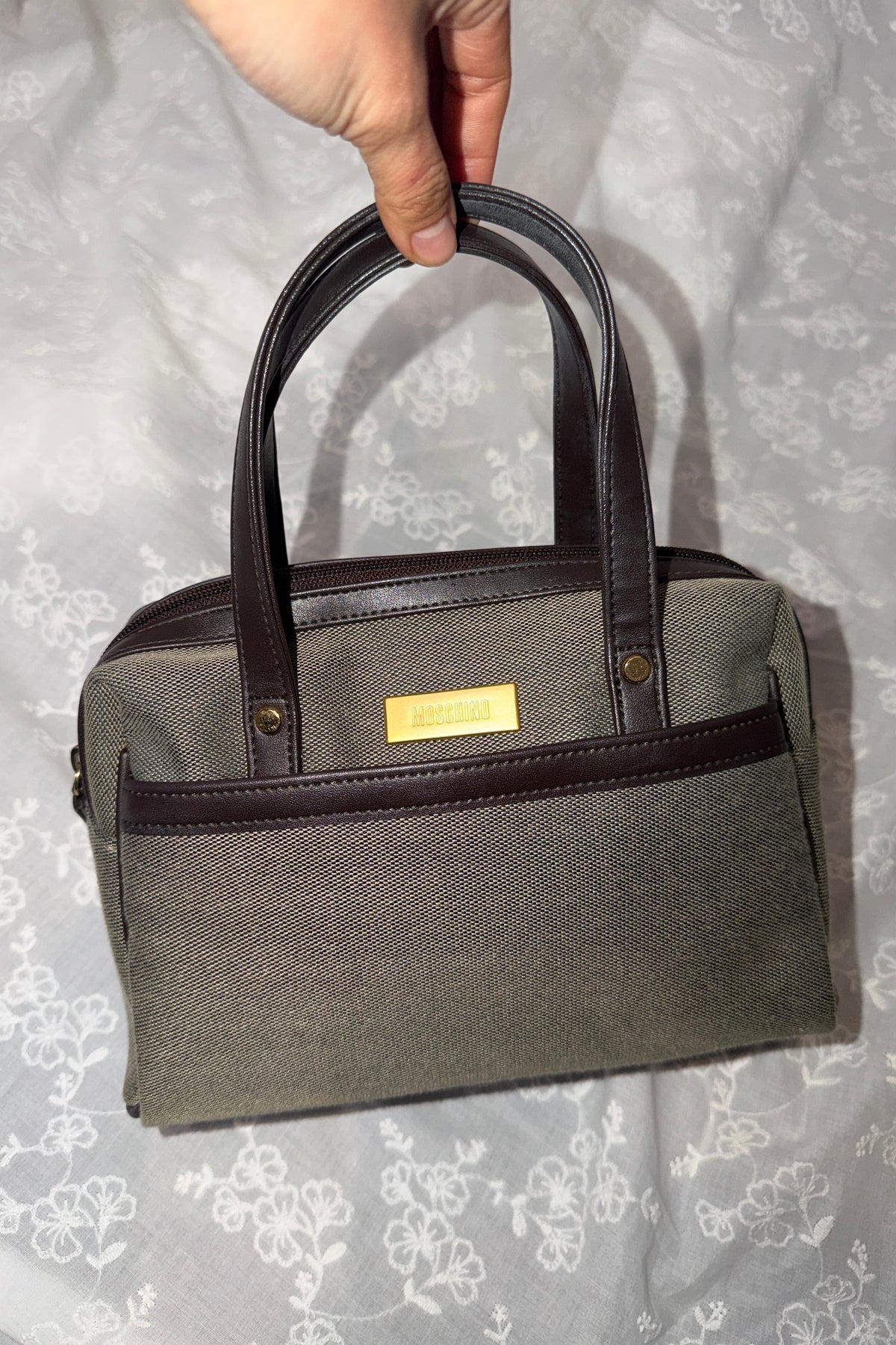 Moschino Canvas Tote Bag