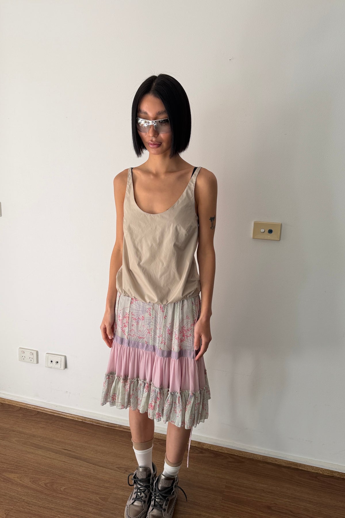 Sportmax Code Silk Skirt (UK 8)