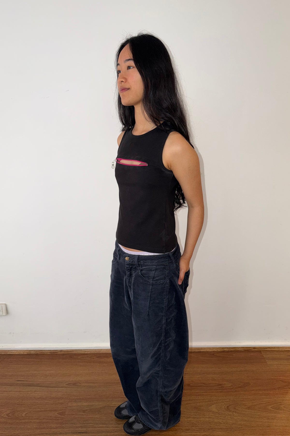 Punky Fish Zip-Cutout Tank (S)