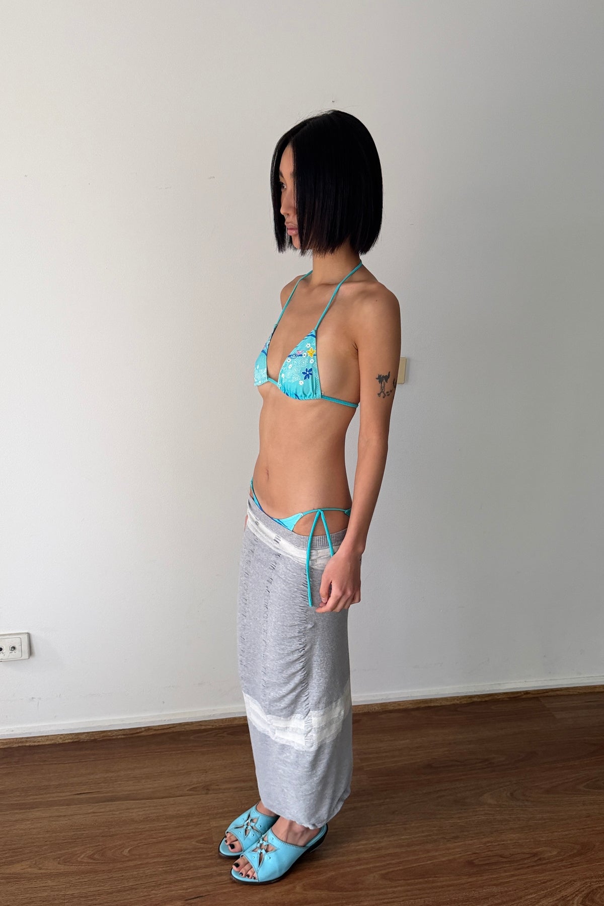 Floral Triangle Bikini (XS)