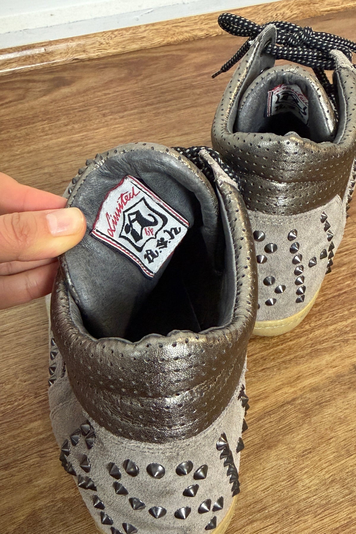 Ash Studded High-Top Sneakers (37)